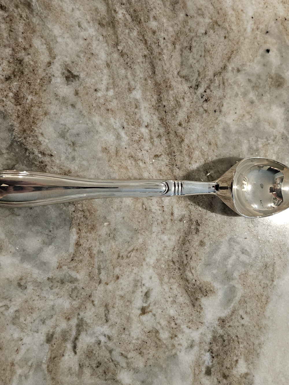 Sterling Silver Plated Serving Spoon - Sheridan